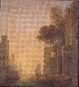 The Embarkation of St Paula in Ostia Claude Lorrain